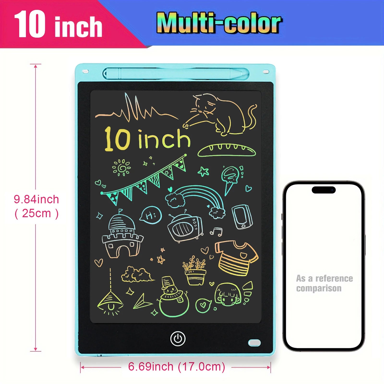 8.5" /10"/12" Drawing Board LCD Writing Tablet For Kids Montessori Educational Toys Student Magic Blackboard Birthday Xmas Gift